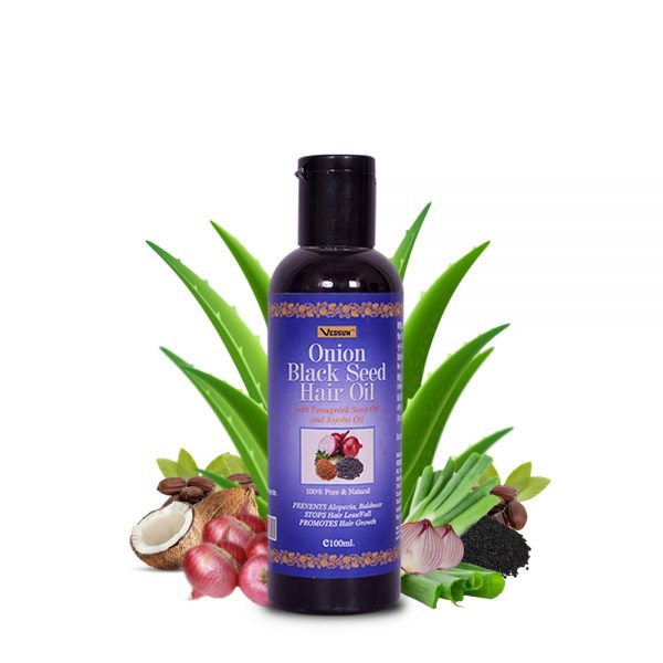 ONION BLACK SEED HAIR OIL | WITH NO ADDITIVE FRAGRANCES FOR CONTROLLING HAIR FALLS.