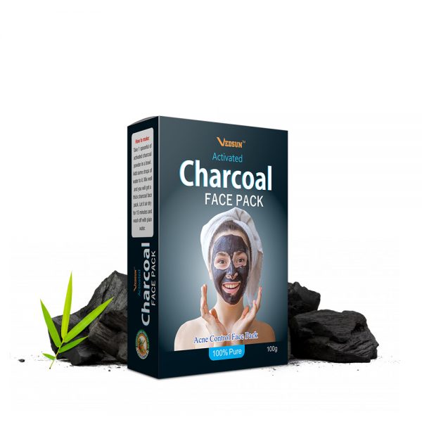 Charcoal Face Pack for Men and Women to Clean Skin Dirt