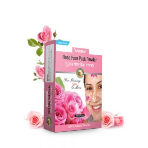 Vedsun Rose Powder Face Pack for Glowing Skin (No Chemical)